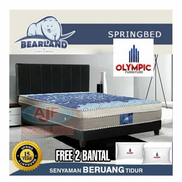 Olympic Springbed Bearland Type Grizzly Full set Divan Sandaran Kasur