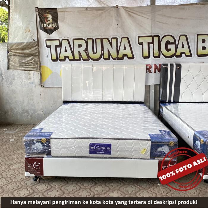Set Divan Springbed Bearland - Bedset Tempat Tidur Murah - Ranjang Dipan Kasur Springbed