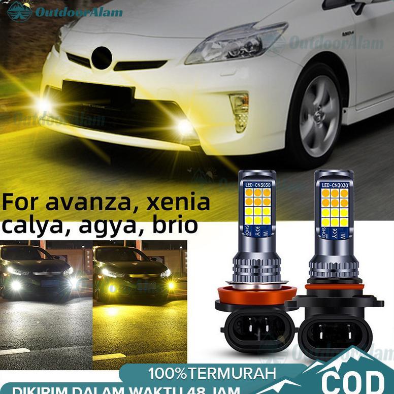 Termurah Lampu Led Mobil  Foglamp Led Mobil 2Pcs Lampu Led Mobil H4 Super Terang Lampu Led Putih H11