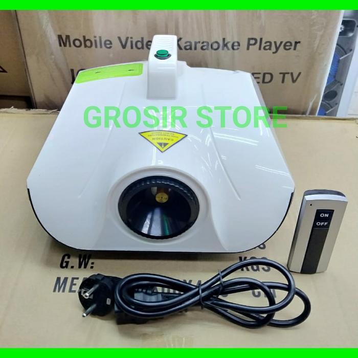 Paket Mesin Smoke Asap 900 Watt Wireless + Cairan Food Grade 1Liter