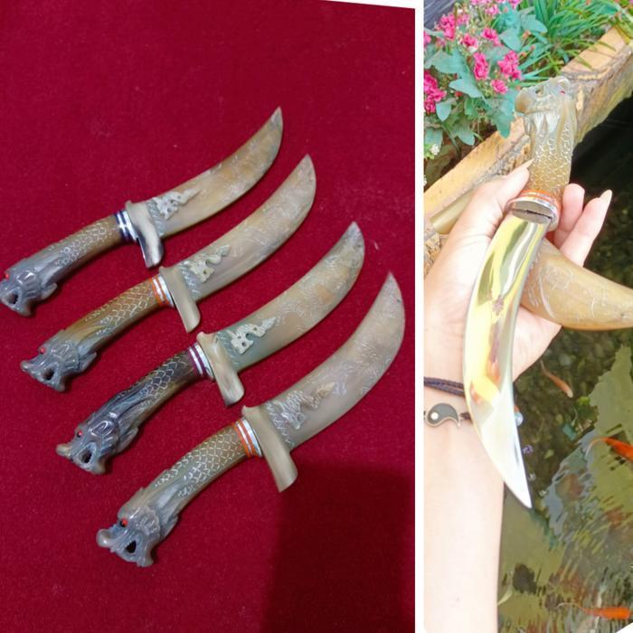 Pisau Naga full Tanduk Bule