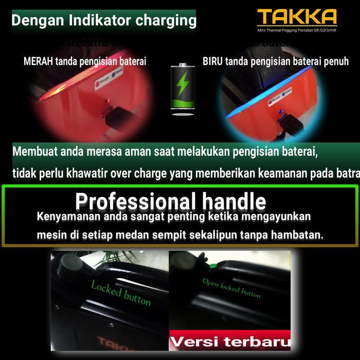 TAKKA MESIN FOGGING NYAMUK DBD MAXPOWER TurboPower HIGHPOWER Dual Power Baterai Li-lion 8.4V Indikat
