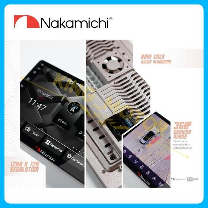 Head Unit Nakamichi NEW LEGEND 9/10 inch NA3102i RAM 2/32, 4/64, 6/128