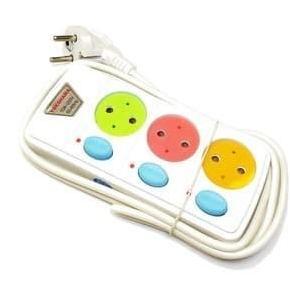 Colokan Stop Kontak 3 4 5 Lubang + Saklar individual Sunfree Yokohama