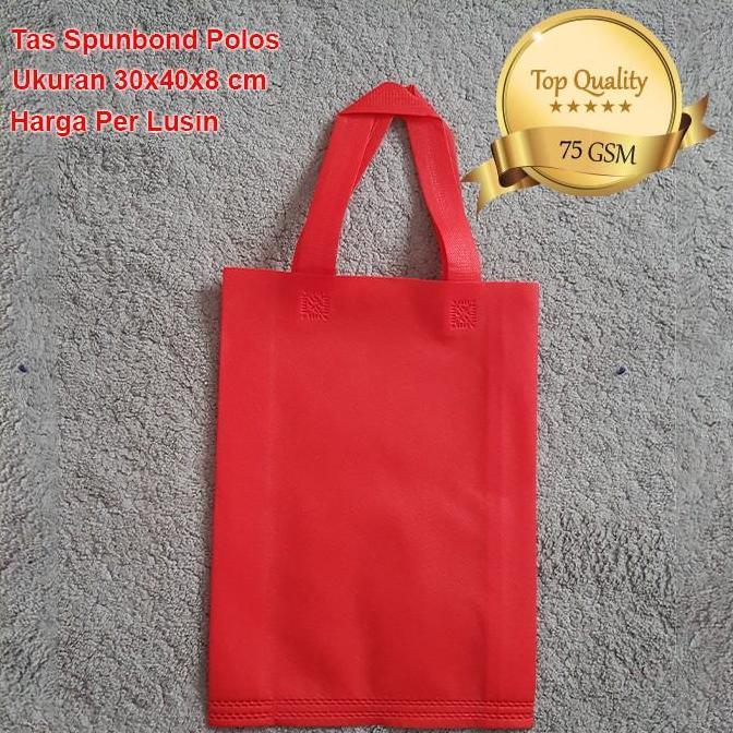 Tas Spunbond Merah 30x40