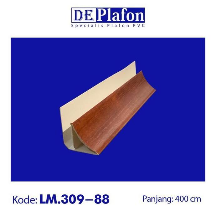 De Plafon - LIS PVC / LIST PVC LAMINATE T PINGGIR SIKU SAMBUNG