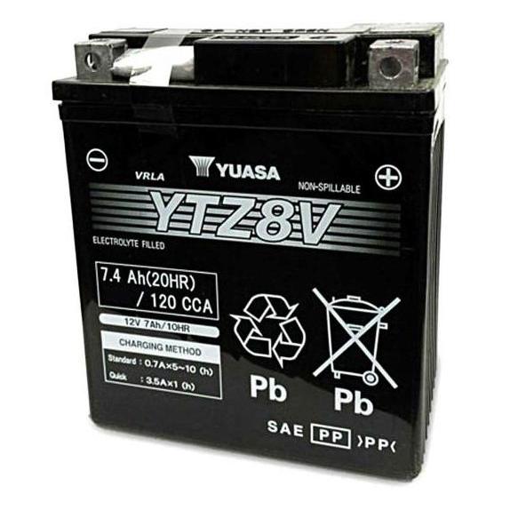 Aki motor Yamaha XMAX YTZ8V / GTZ8V YUASA AKI KERING