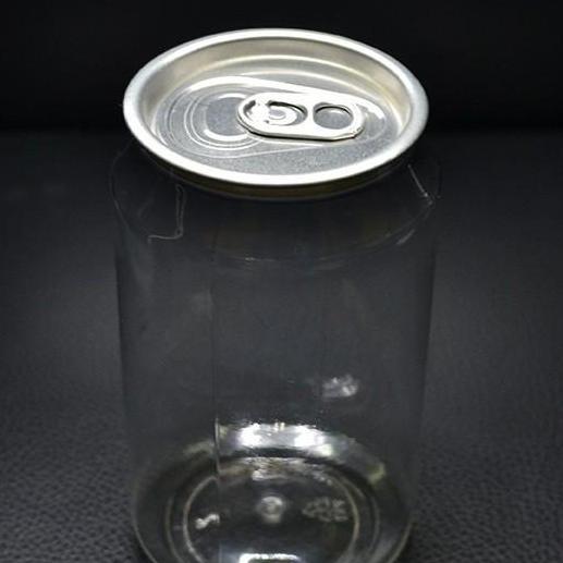 Botol Plastik PET Can 330ml Kaleng Segel Alumunium Minuman Cafe