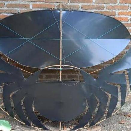 layangan black spider 1 meter bonus sendaren