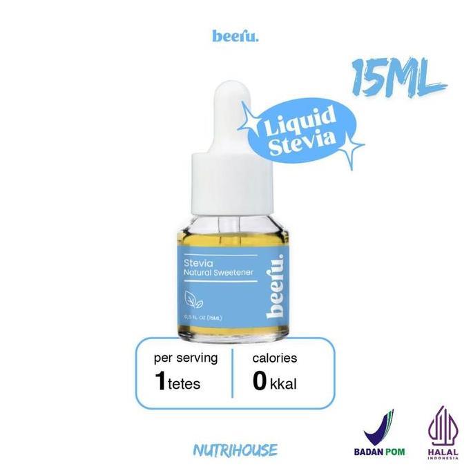 Beeru Stevia Natural Sweetener 15mL Pengganti Gula - 15 ml Steviol