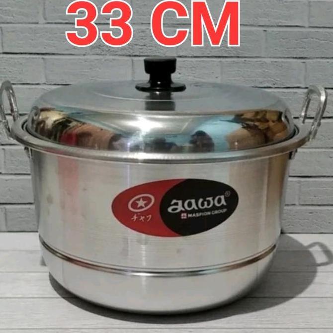 Panci Langseng maspion jawa 33cm/panci kukusan maspion jawa 33cm/Dandang maspion jawa 33cm