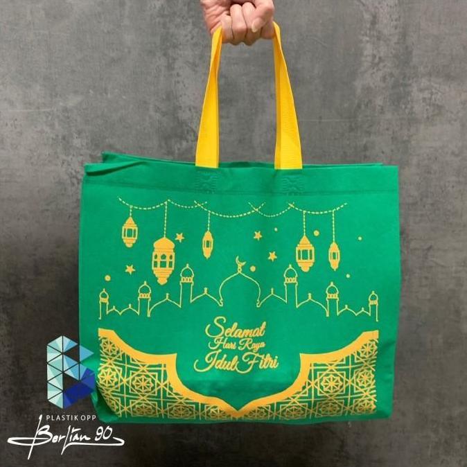 Goodie Bag Idul Fitri 38 x 38 x 12 Tas Spunbond idul Fitri Tas Kain