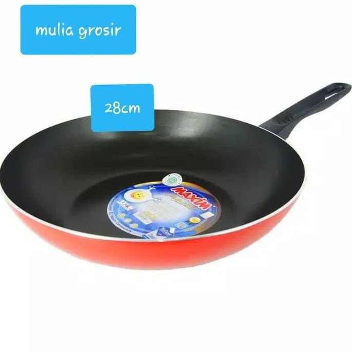 Wajan Maxim / Fry Pan Maxim Valentino 28cm Teflon Maxim Valentino