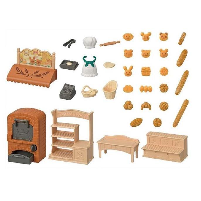 Mainan Koleksi Sylvanian Families Bakery Shop Starter Set