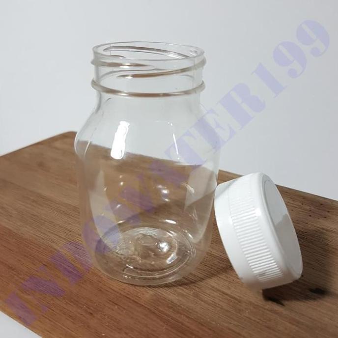 BOTOL TOPLES JAR PLASTIK PET 120 ML BULAT