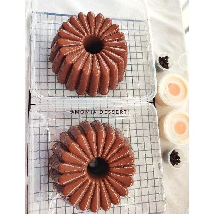 Puding Dark Choco Small (size 15cm) / Puding Ultah / Hampers Puding / Puding Coklat