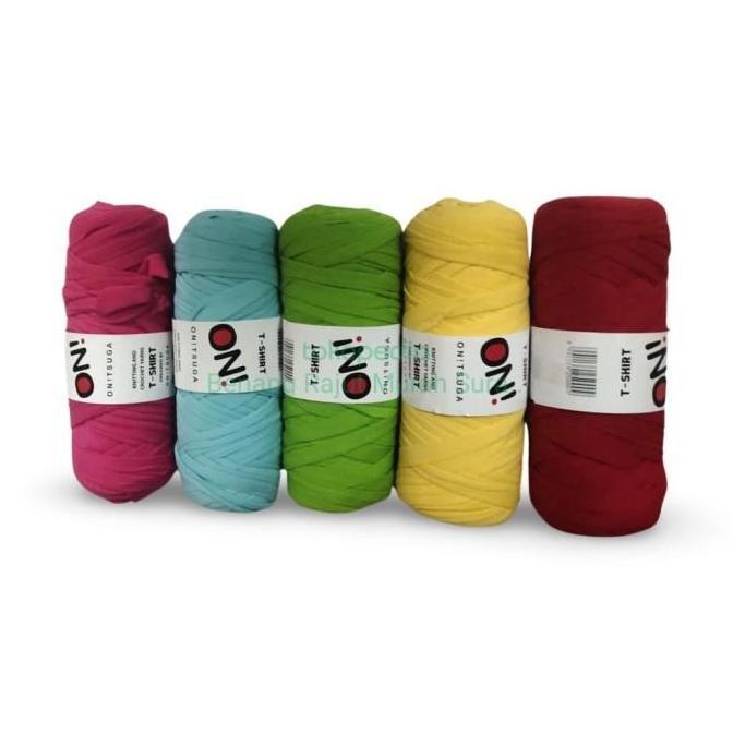 Benang Rajut Kaos T-yarn / T-SHIRT Yarn Onitsuga