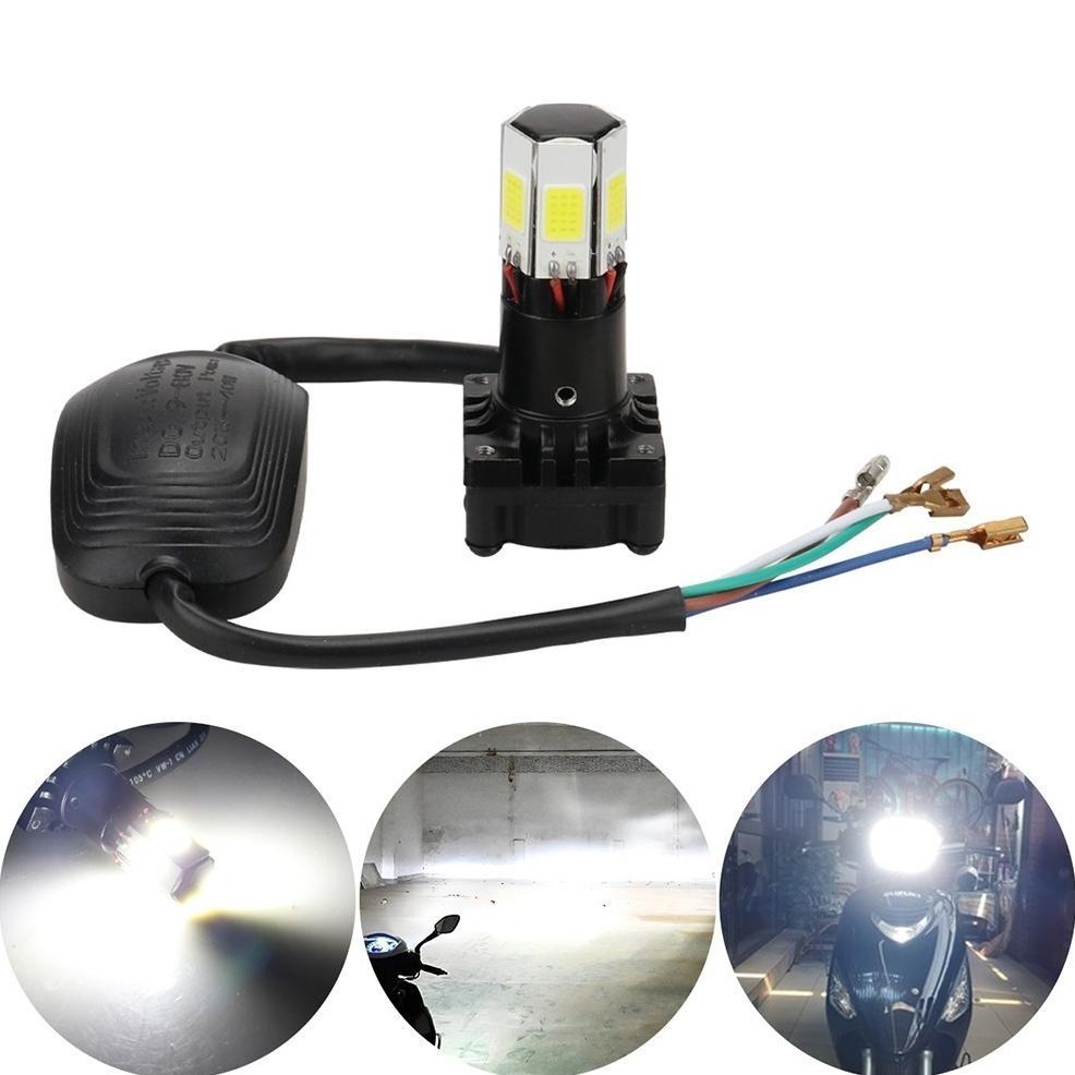 Tahan Lama  Lampu Led Motor 6 Sisi M02E Bergaransi Original 35 Watt/Lampu Led Motor H4 H6 6 Sisi M02
