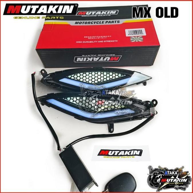 GRADIMOU mutakin lampu alis 7 warna motor lampu senja gaban jupiter mx old pilot light