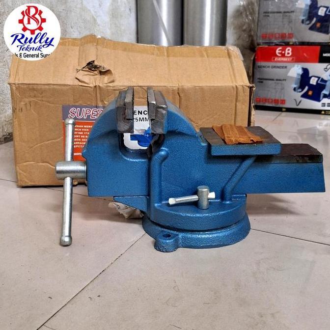 VEDORANAVA CATOK PARON 5 INCH HEAVY DUTY / RAGUM DUDUK BENCH VICE 125MM SUPER BERAT 11KG GOOD QUALIT