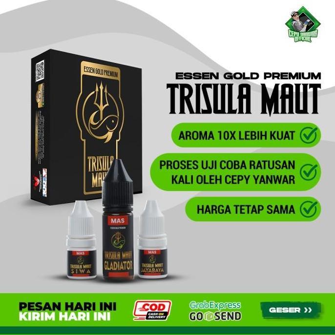 Essen Trisula Maut Gold Cepy Yanwar | Essen Saja Mancing Ikan Mas Nila Bawal Bandeng Laut Lele Panci