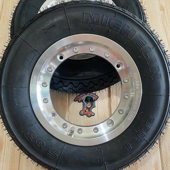 GRADIMOU Velg tubeless ring 8 gscooter modular vespa super ps ban michelin