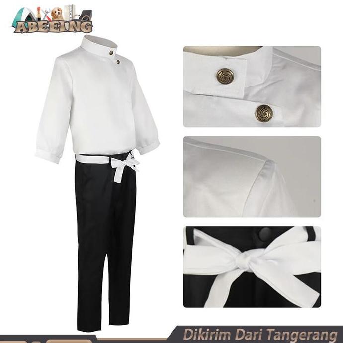 MALUKSHURE Full Set Jaket Yuta Okkotsu Dan Celana Cosplay Anime Jujutsu Kaisen