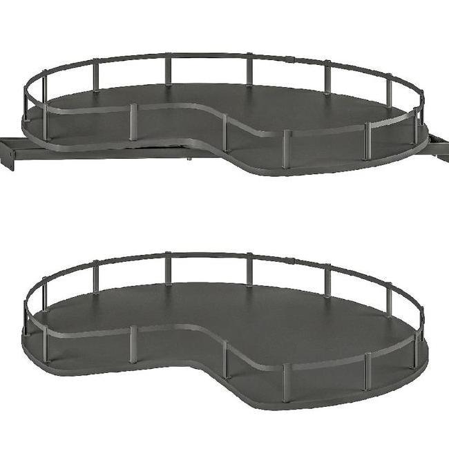 Rak Sudut Dapur Putar Sudut 270 Sudut Kabinet Putar 270 Rak Sudut