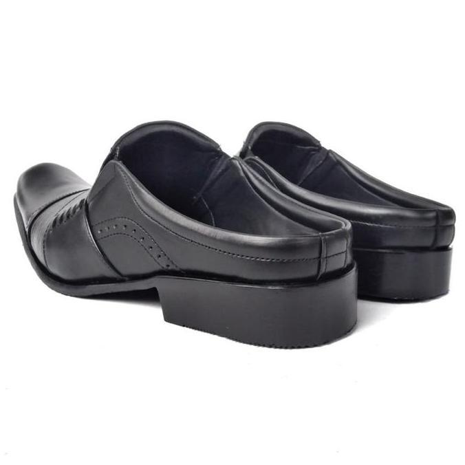 Sepatu sendal slop Bustong kulit asli sandal slop kulit asli KS