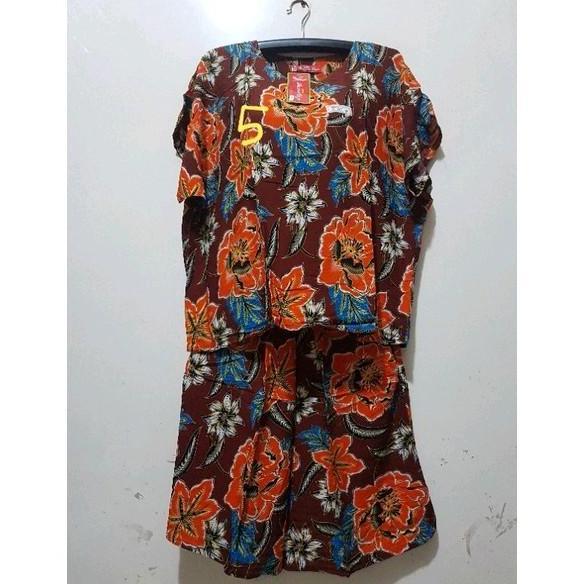 STELAN MAXI L LD 125 KULOT BATIK KENCANA UNGU LEBEL MERAH KUM