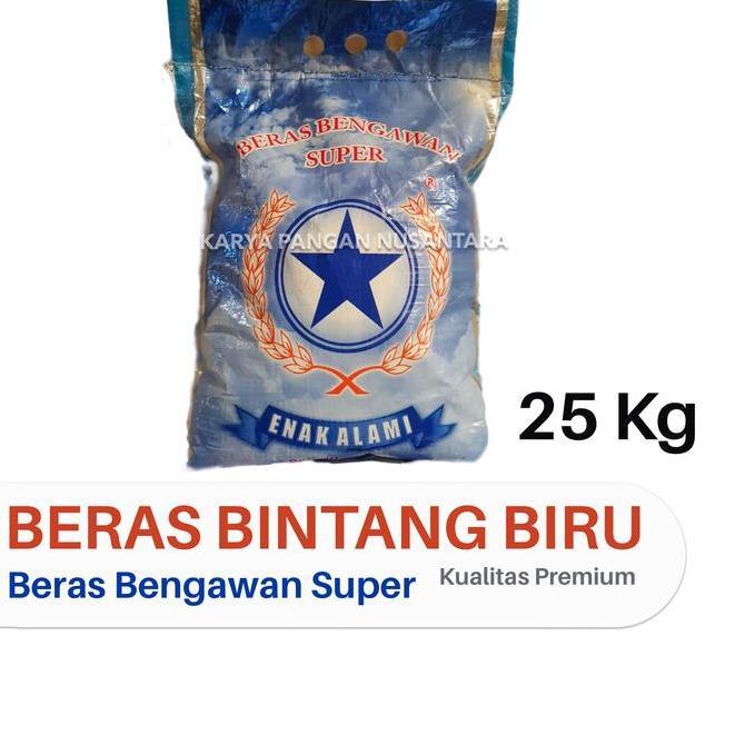 BERAS BENGAWAN SUPER 25 KG BERAS BINTANG BIRU 25KG ORIGINAL