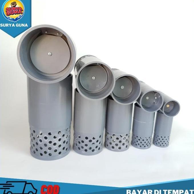 tusen klep pvc 3 inch klep paralon pompa air