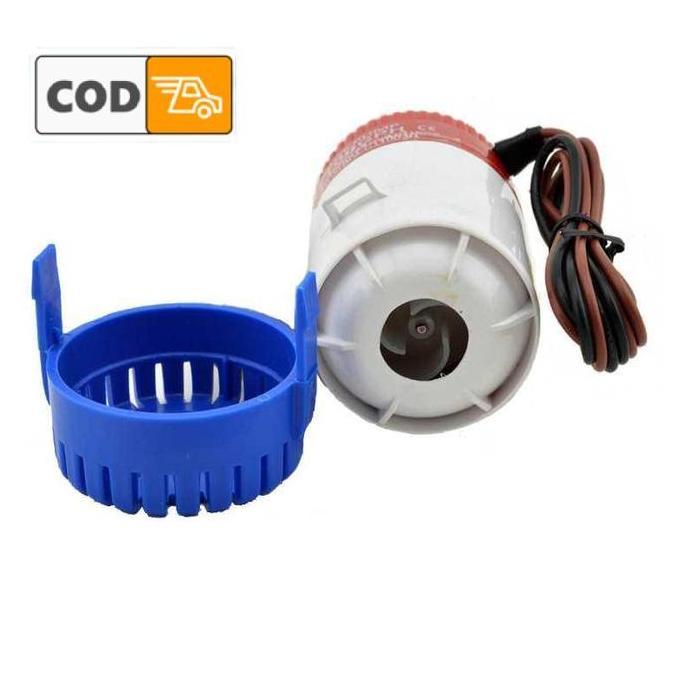 Pompa Air Submersible Under Water 1100GPH Bilge Pump DC 12V Tekanan Tinggi Tenaga Aki Accu atau Adap