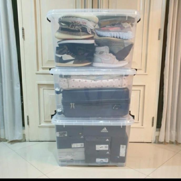 box container bening/ box kontainer transparan/ box plastik serbaguna