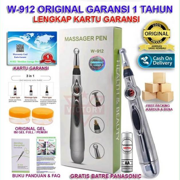 W-912 ORIGINAL PENA AKUPUNTUR ELEKTRONIK AKUPUNTUR PEN MERIDIAN ENERGY PEN REFLEKSI Alat terapi