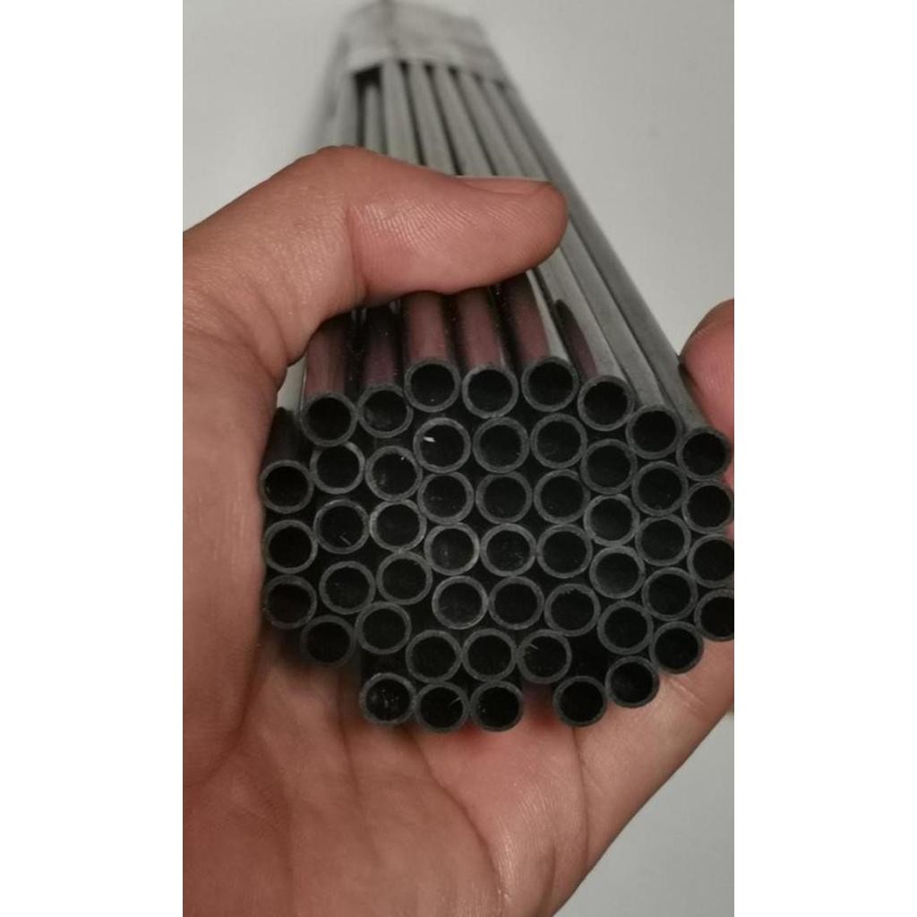 50cm Pipa Karbon Carbon tube 6x5mm 6x5 Diameter OD 6mm ID 5mm Pultrude