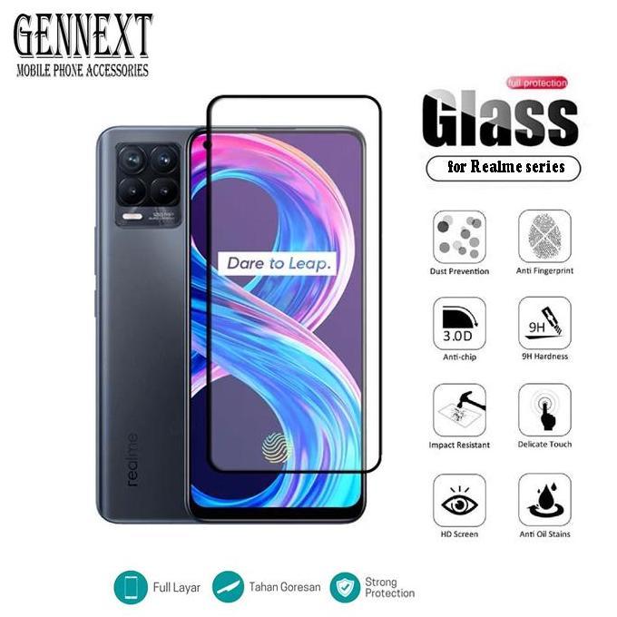 For temperglass full lem 5d 9d Realme 9 9pro pro C31 C35 screen guard