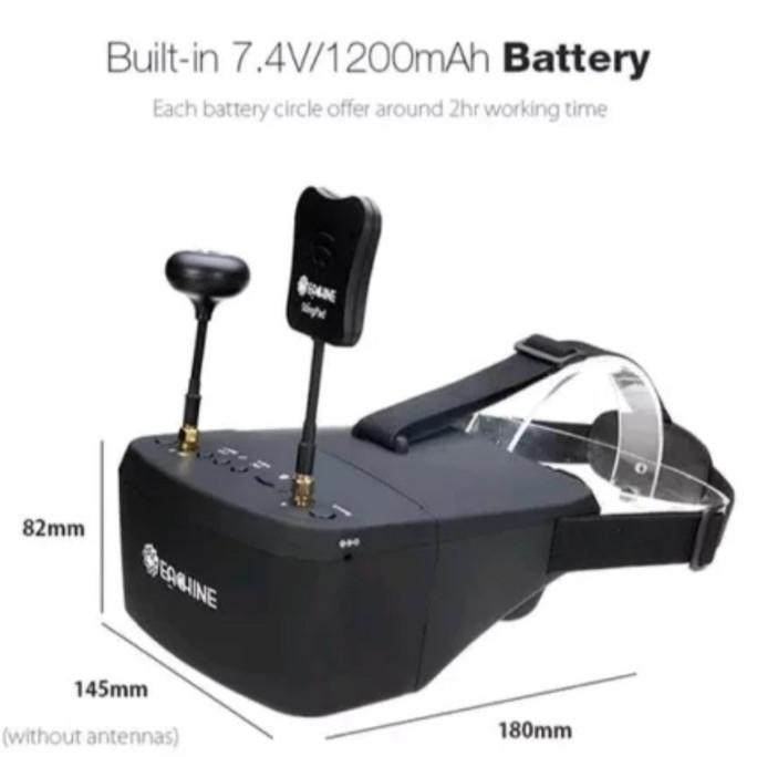 eachine EV800D 40CH 5.8G Diversity Goggles with DVR 5 inch