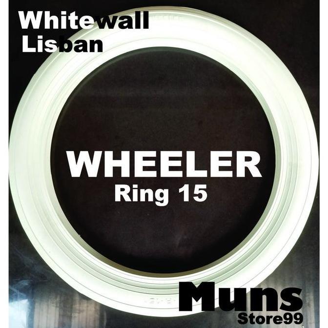 Lis Ban Mobil White Wall Ban Mobil Velg Ring 15 WHEELER Original