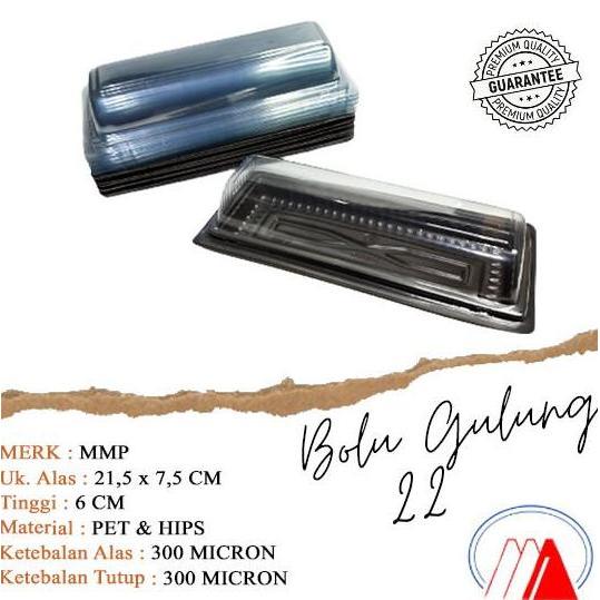 MIKA BOLU GULUNG KECIL BGT 22 MIKA BROWNIES MIKA PLASTIK TEMPAT KUE