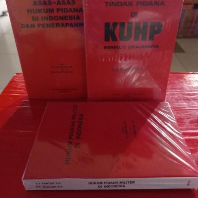 3 Buku HUKUM PIDANA, KUHP, HUKUM PERADILAN MILITER Original