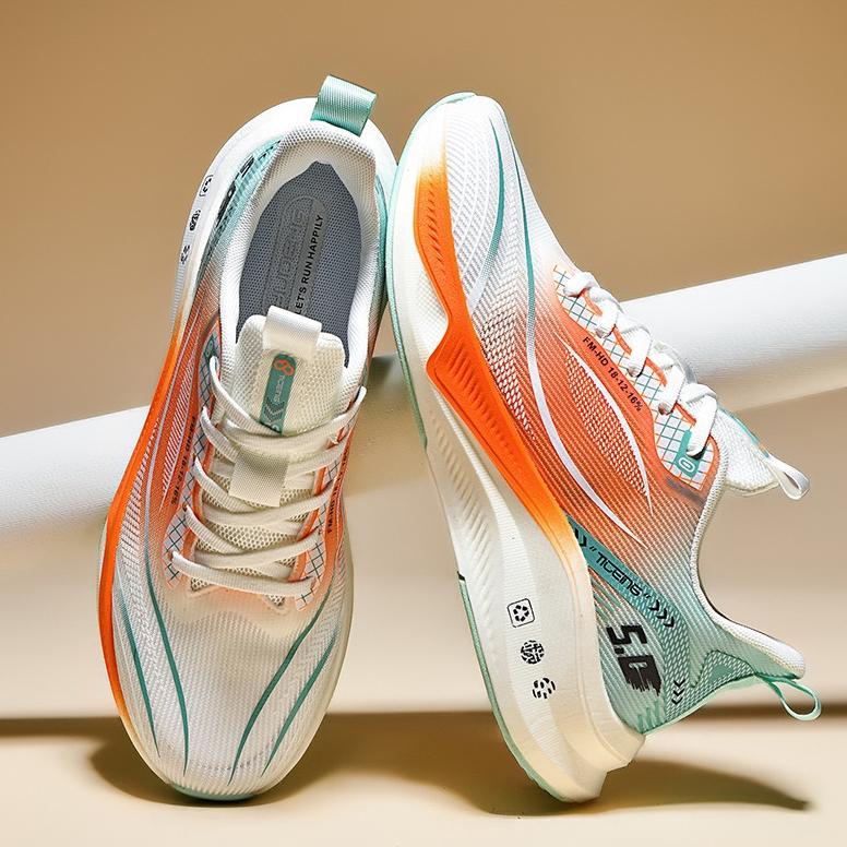 Hot Sepatu Pria Wanita Uk 37-46 Original Sneakers Running Trail Jogging Lari Olahraga Sport Putih F-