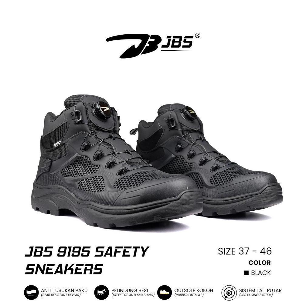 Murah Sepatu Safety Outdoor Tactical Tali Putar / Sepatu Jbs 9195 Safety Sneakers Tali Putar / Safet