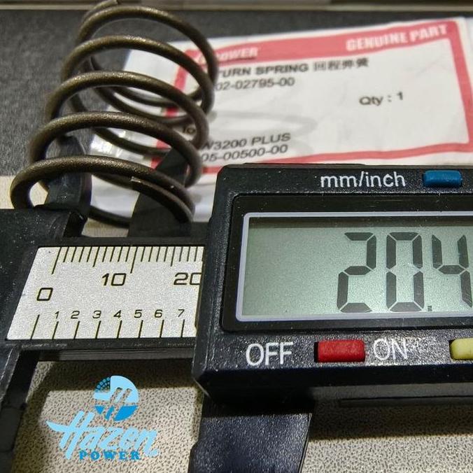 Part RETURN SPRING UNTUK Jet Cleaner High Pressure Washer AiPower APW-3200EVO by HAZENpower