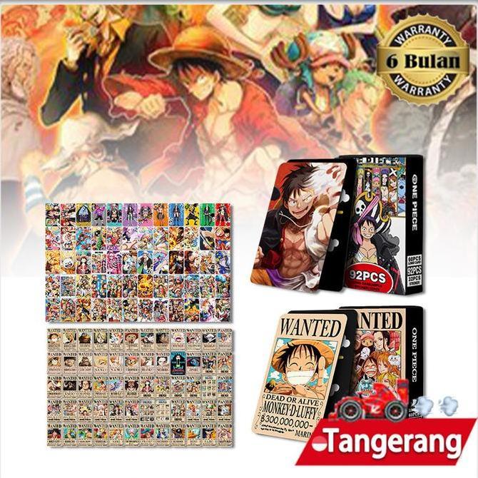 SEIRAKY 92pcs Lomo Card Anime One Piece / Kartu Foto Anime One Piece