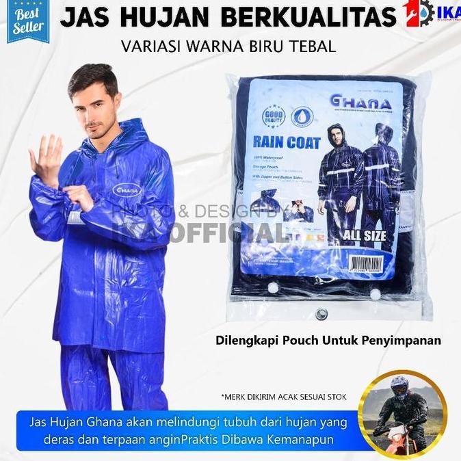 FKINAPE Ghana Jas Hujan - Jas Hujan Serbaguna / All Size / Jas Hujan Jumbo GHANA Jas Hujan Baju Cela