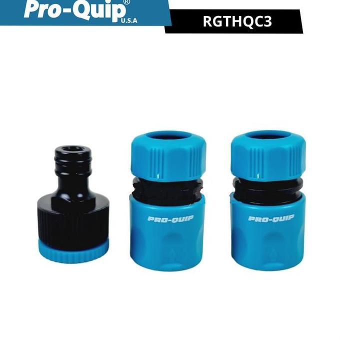 Obuyonjo- Ingco 3 Pcs Hose Quick Connector - Sambungan Coupler Selang Pvc