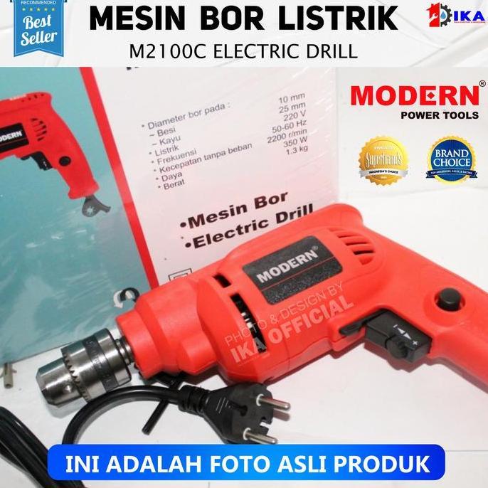 FKINAPE Modern M-2100C / Modern m2100c / Mesin Bor Modern M 2100 C / Mesin Bor 10mm Modern M2100C / 