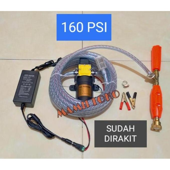 Grosir Alat Steam 160 Psi Cuci Motor Mobil Ac Pompa Dc Set Paket Cuci Motor Air Car