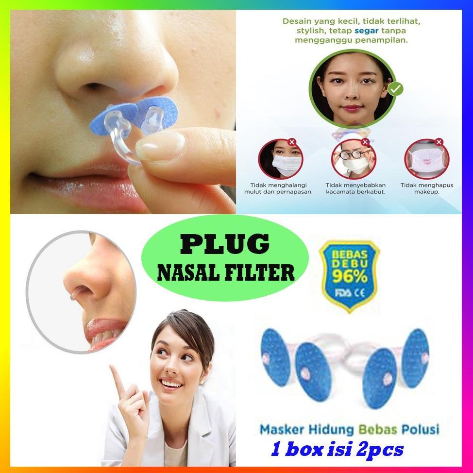 PLUG NASAL FILTER MASKER HIDUNG 3 LAPIS FILTER HIDUNG YANG SECARA LANGSUNG MENGHAMBAT DEBU / KOTORAN